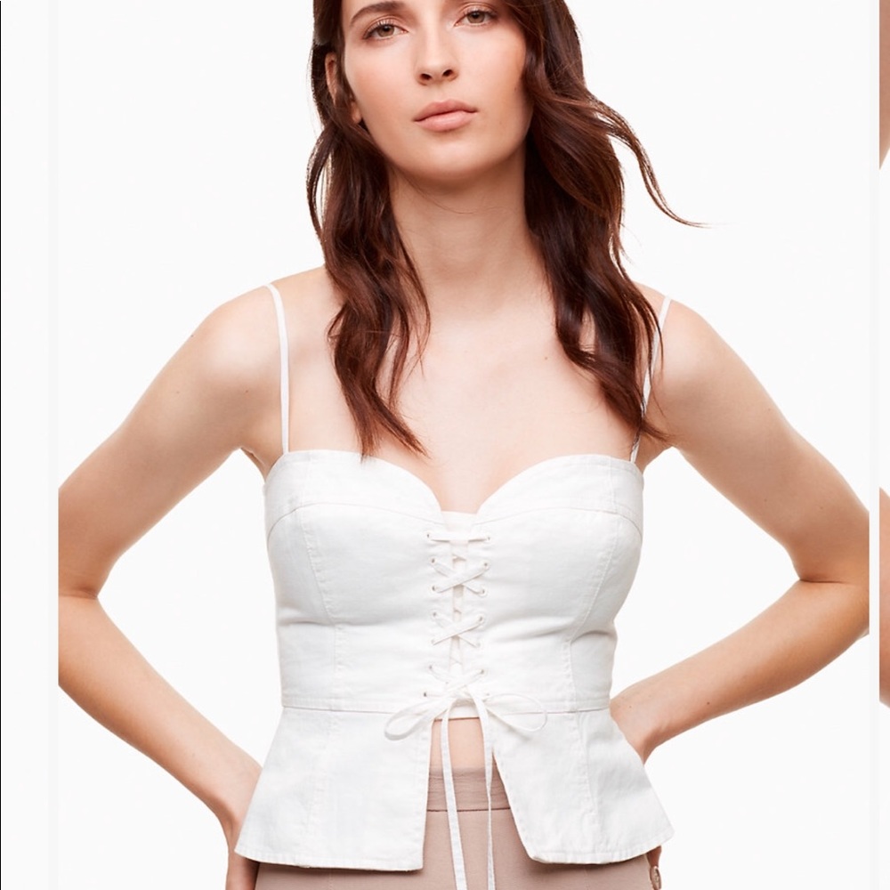 Aritzia Wilfred corset top - Picture 3 of 4